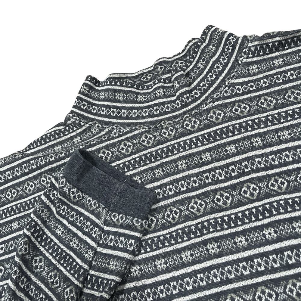 Vintage 80s 90s LL Bean Women’s Fair Isle Long Sleeve Shirt USA Made‎ Medium